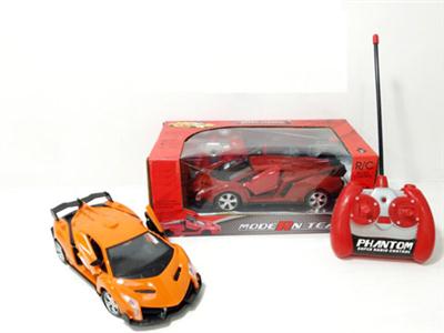 1:24, Ferrari five through the door, remote control car with the head