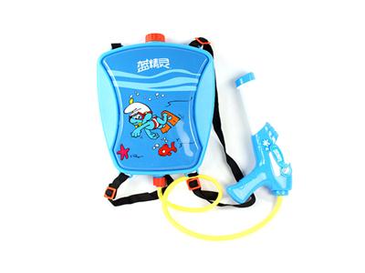 The Smurfs backpack squirt gun