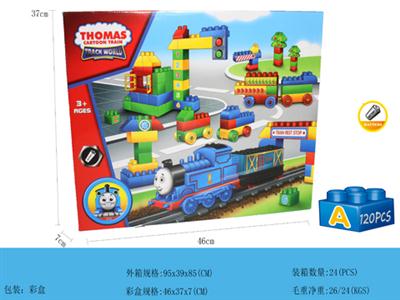 Thomas rail train with blocks