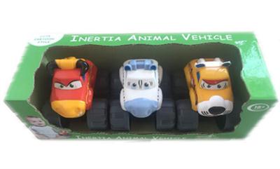 Three pack animal vehicle inertia