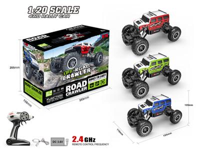 1:20, skeleton 4WD, climbing off-road vehicles