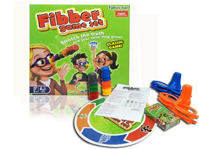 Fibber Board Game 撒谎者的棋盘游戏 眼镜长鼻子 聚会 整蛊玩具