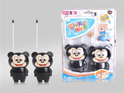 Black cartoon interphone