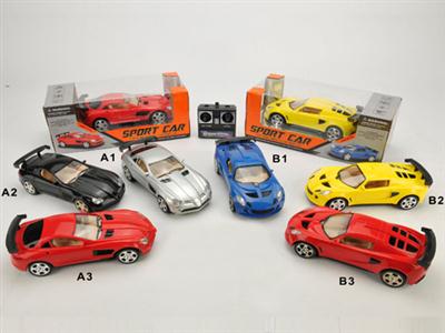 1:18 four pass remote control car (2 models, 5 