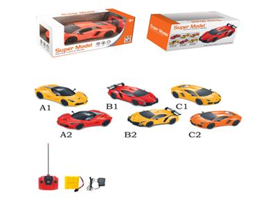 1:18 four pass remote control car (3 models, 26 colors)