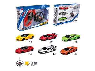 1:18 four pass remote control car (3 models, 26 colors)