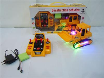 Four way remote control light bulldozer