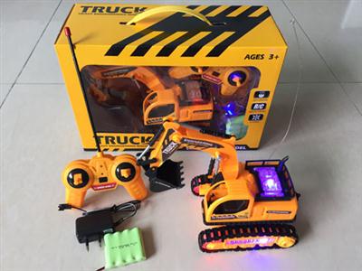 Four way remote control light excavator