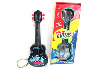 Square round double color painting plucked guitar box model