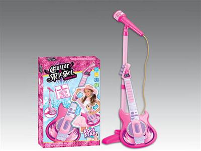 The guitar with a microphone set (girl)