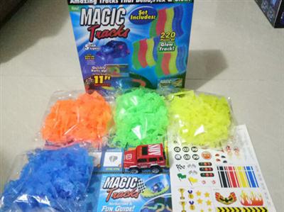 220pcs luminous magic track (sticker)