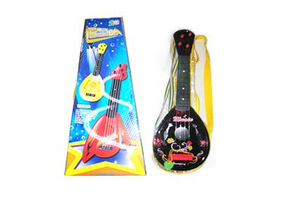 Double color painting plucked guitar box Zhuang model