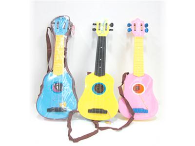 Plastic safety string DIY mini model guitar backpack Zhuang