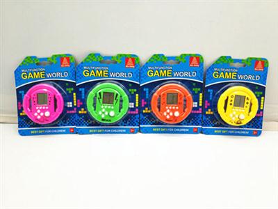Steering wheel game machine