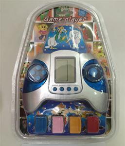 Steering wheel game machine (four cards)