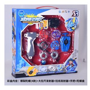 爆裂陀螺+
大拉尺发射器+拉线发射器
+手把+陀螺盘
