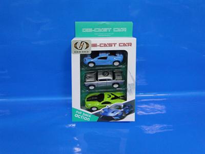 1:50 alloy car Warrior (3 Pack).