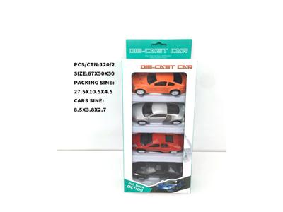 1:50 alloy car Warrior (4 Pack).