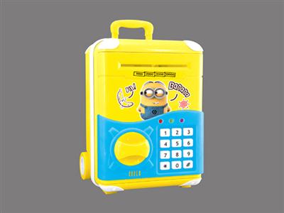 Small yellow people automatic money pull rod box cipher deposit machine