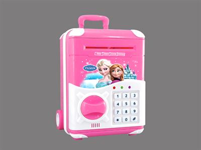 Ice snow princess automatically coiling money rod box cipher deposit machine