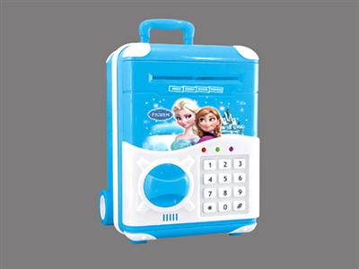 Ice snow princess automatically coiling money rod box cipher deposit machine