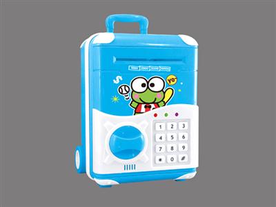 Big eye frog auto coiling money pull rod box cipher deposit machine