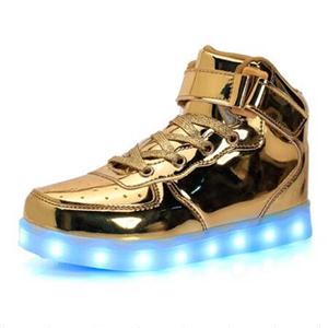LED high shoes high help shoes LED high mirror shoes mirror high shoe