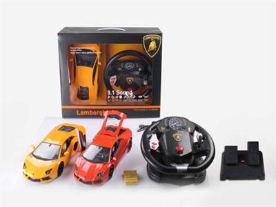 1:14 lp700 (Lamborghini authorized Ivan tower automatic door wheel pedal)