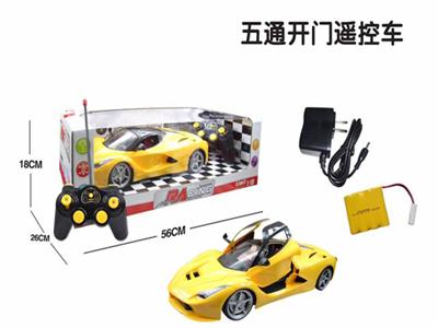 1:8 Ferrari Raven ton / Bat five - way open - door remote control car