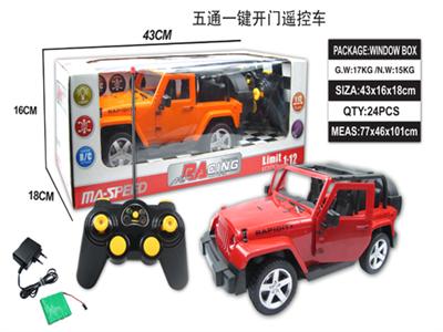 1:12 Wrangler five door car