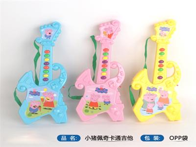 Eight - key piglet cartoon guitar