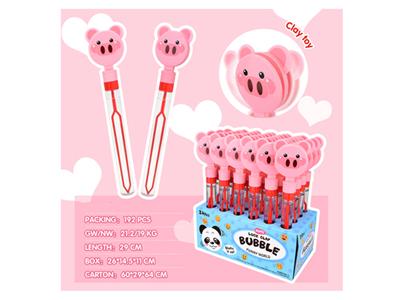 Small panda clap music bubble stick