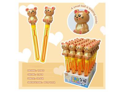 28.5cm bell kitten bubble stick