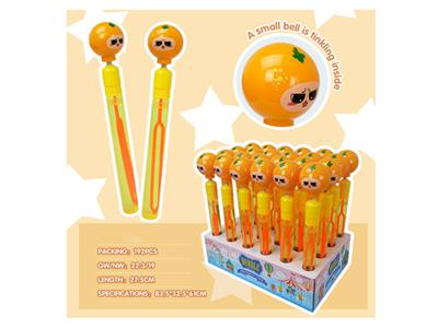 27.5cm orange bell bubble stick