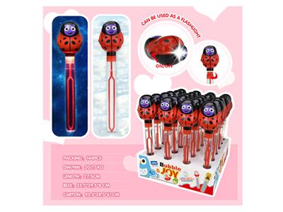 Ladybug bubble stick