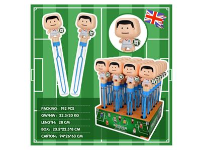 World Cup England player bubble stick