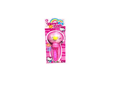 Hello Kitty drawing fan bubble rod