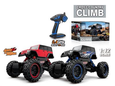 R1:12 4WR Wrangler 2.4G remote control off-road climbing car