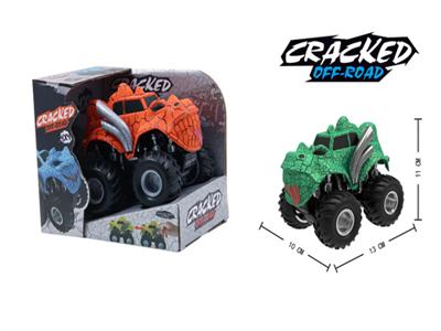 Four drive inertial crack monster off-road vehicle