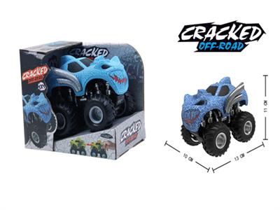 Four drive inertial crack monster off-road vehicle