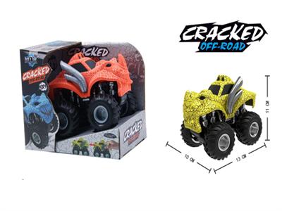 Four drive inertial crack monster off-road vehicle