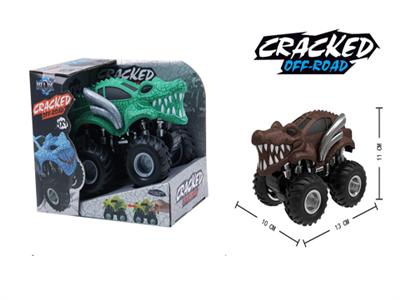 Four drive inertial crack monster off-road vehicle