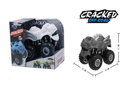 Four drive inertial crack monster off-road vehicle