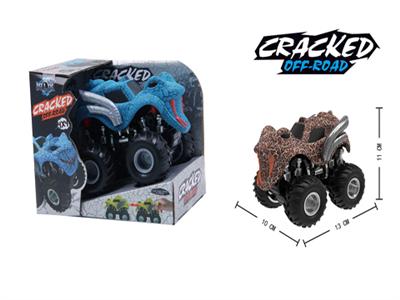 Four drive inertial crack monster off-road vehicle