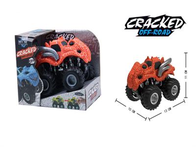 Four drive inertial crack monster off-road vehicle