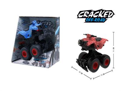 Inertial bounce crack beach motorbike