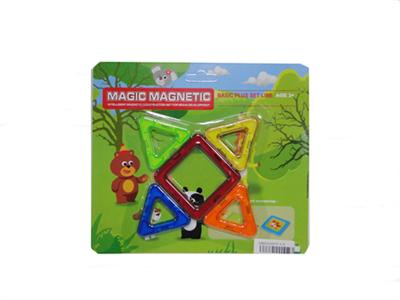 Variable magnetic chip building block