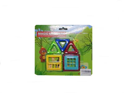 Variable magnetic chip building block