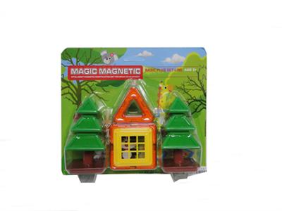 Variable magnetic chip building block