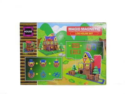 Hundred - variable magnetic piece building block 87pcs